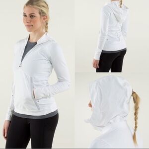 Lululemon Winter Sprinter Hoodie Cream Size 8‎